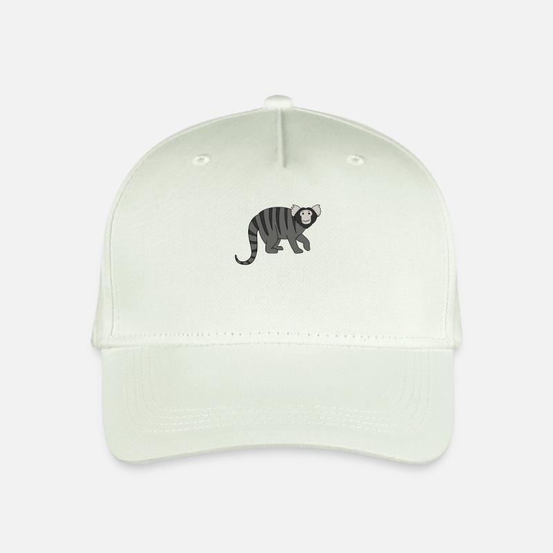 Marmosetten Affe - Kinder Bio Basecap - Helles Mintgrün