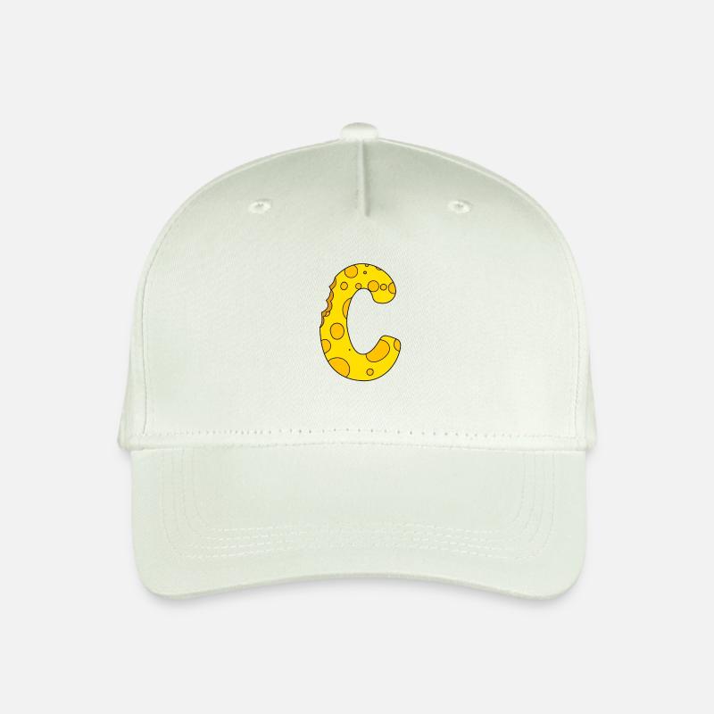 Buchstabe C - Kinder Bio Basecap - Helles Mintgrün