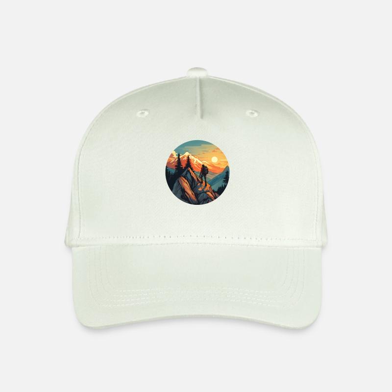 Bergsteigen - Kinder Bio Basecap - Helles Mintgrün