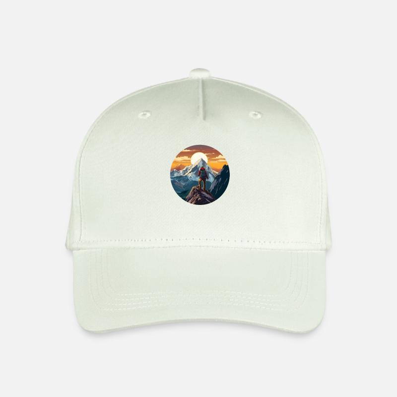 Bergsteigen - Kinder Bio Basecap - Helles Mintgrün