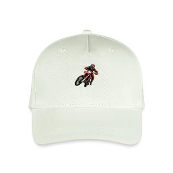 Off-road motorcycle - Organic Kids’ Baseball Cap - light mint green - Front