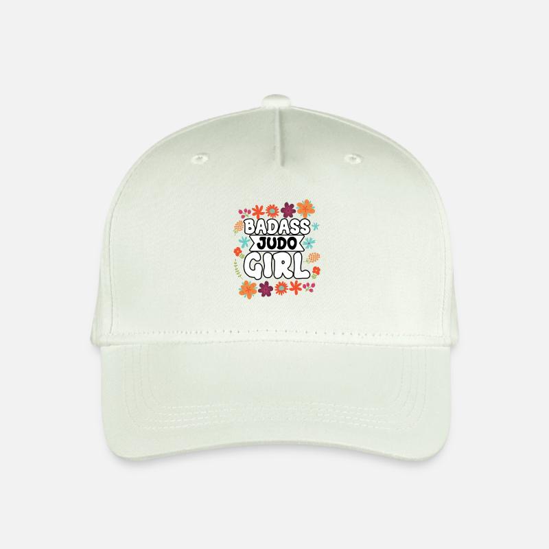 Badass Judo Mädchen - Kinder Bio Basecap - Helles Mintgrün