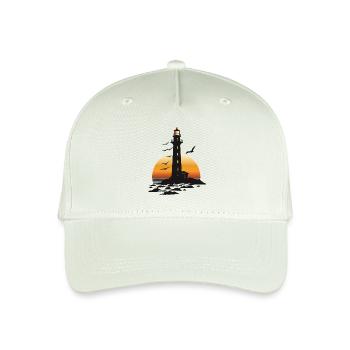 Lighthouse - Organic Kids’ Baseball Cap - light mint green - Front