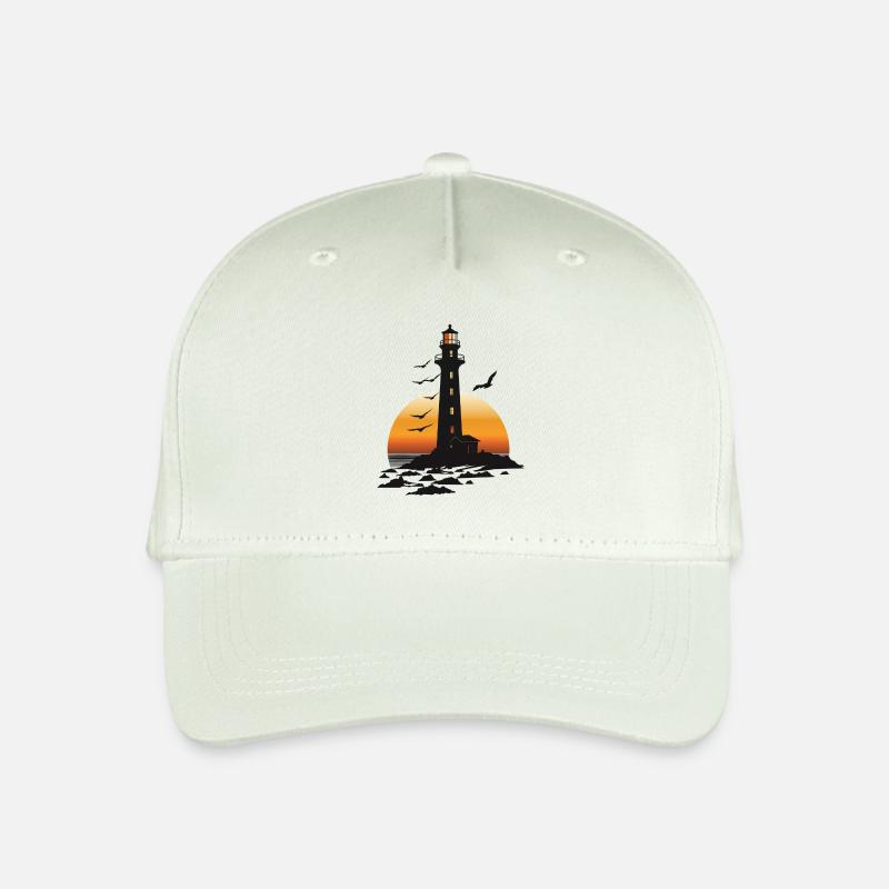 Leuchtturm - Kinder Bio Basecap - Helles Mintgrün