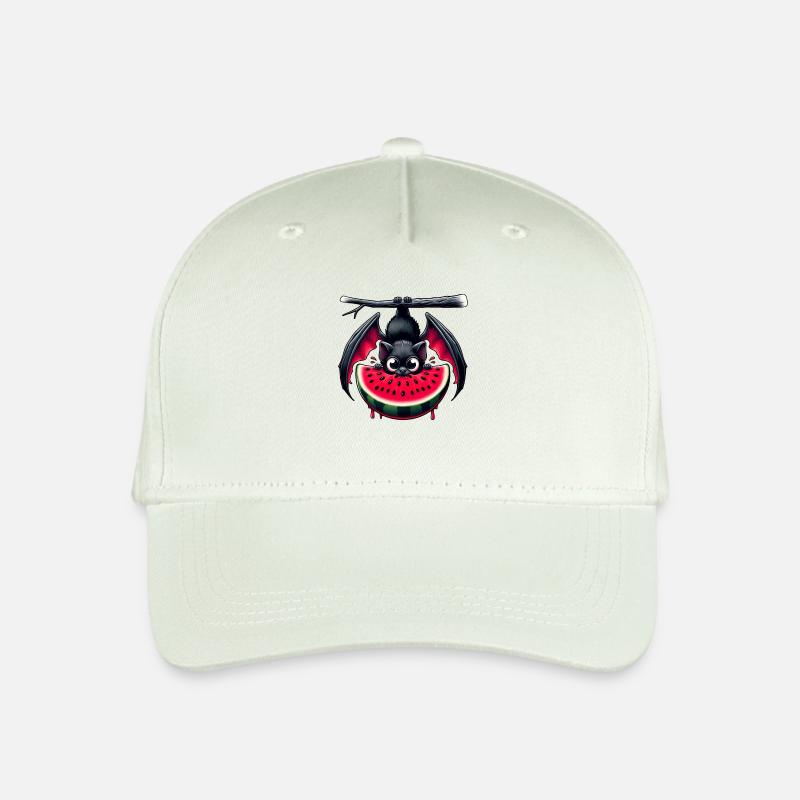 Fledermaus Sommerfrucht Melone - Kinder Bio Basecap - Helles Mintgrün