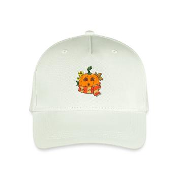 Pumpkin - Organic Kids’ Baseball Cap - light mint green - Front