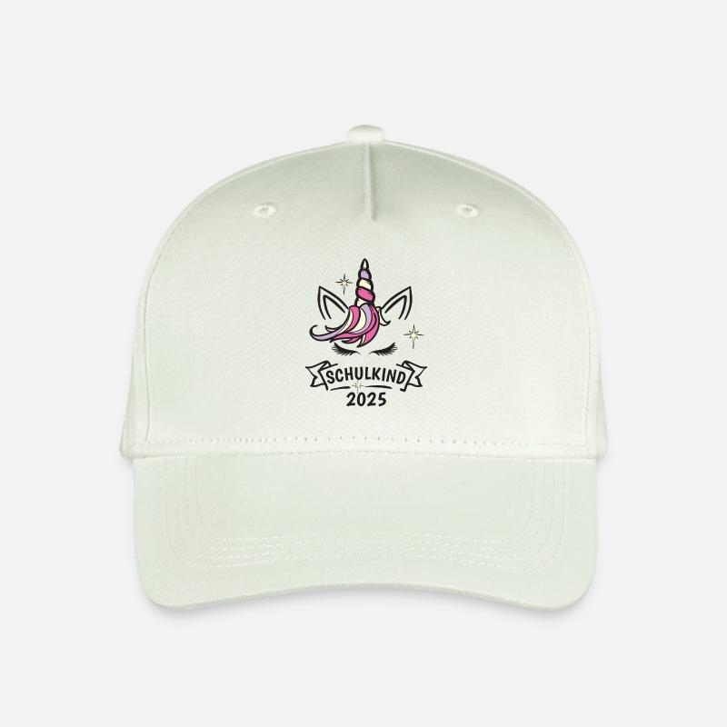 Schulkind 2025 - Kinder Bio Basecap - Helles Mintgrün