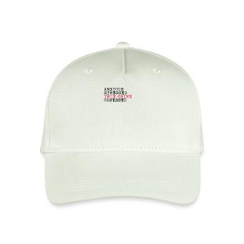 Ängstlich Gestressed True Crime Besessen Krimifan - Kinder Bio Basecap - Helles Mintgrün - Vorne