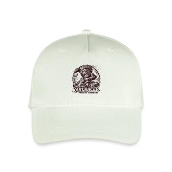 Kart racer driven by adrenaline - Organic Kids’ Baseball Cap - light mint green - Front