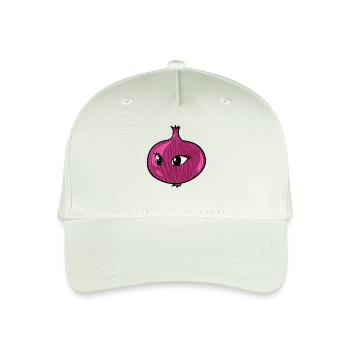 Zwiebel Zwiebeln Gemüse - Kinder Bio Basecap - Helles Mintgrün - Vorne