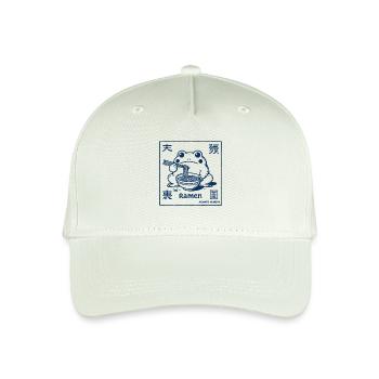 Ramen Grenouille Drôle Japonais Streetwear Ukiyo-E - Casquette de baseball bio Enfant - vert menthe clair - Devant