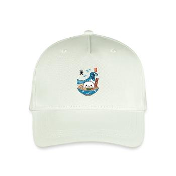 Kawaii Ramen Ukiyo-E Japanese Retro Aesthetic - Organic Kids’ Baseball Cap - light mint green - Front