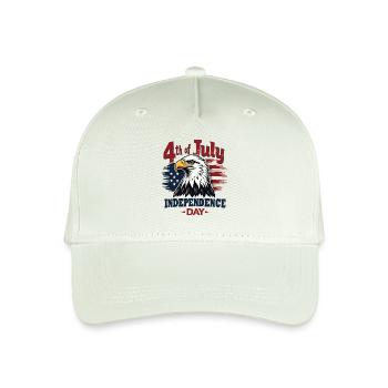 Amerika USA Adler 4th July Independence Day - Kinder Bio Basecap - Helles Mintgrün - Vorne