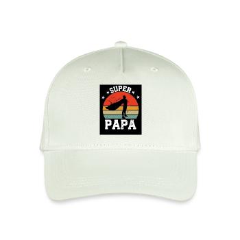 Super papa - Casquette de baseball bio Enfant - vert menthe clair - Devant