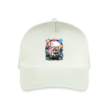 Printemps Rétro Renards Renards Début de printemps - Casquette de baseball bio Enfant - vert menthe clair - Devant