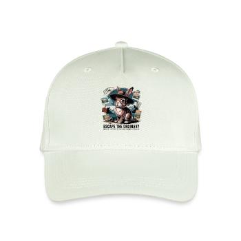Cartes postales - Lapin sur la route - Casquette de baseball bio Enfant - vert menthe clair - Devant