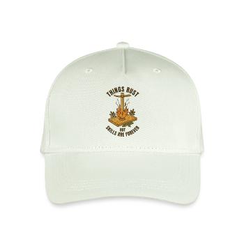 Choses Rust Compétences Forever Prepper Survie - Casquette de baseball bio Enfant - vert menthe clair - Devant