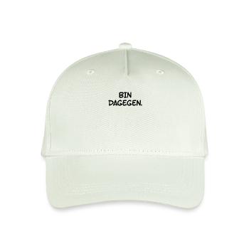 Ich bin dagegen - Pessimistisches fun - Kinder Bio Basecap - Helles Mintgrün - Vorne
