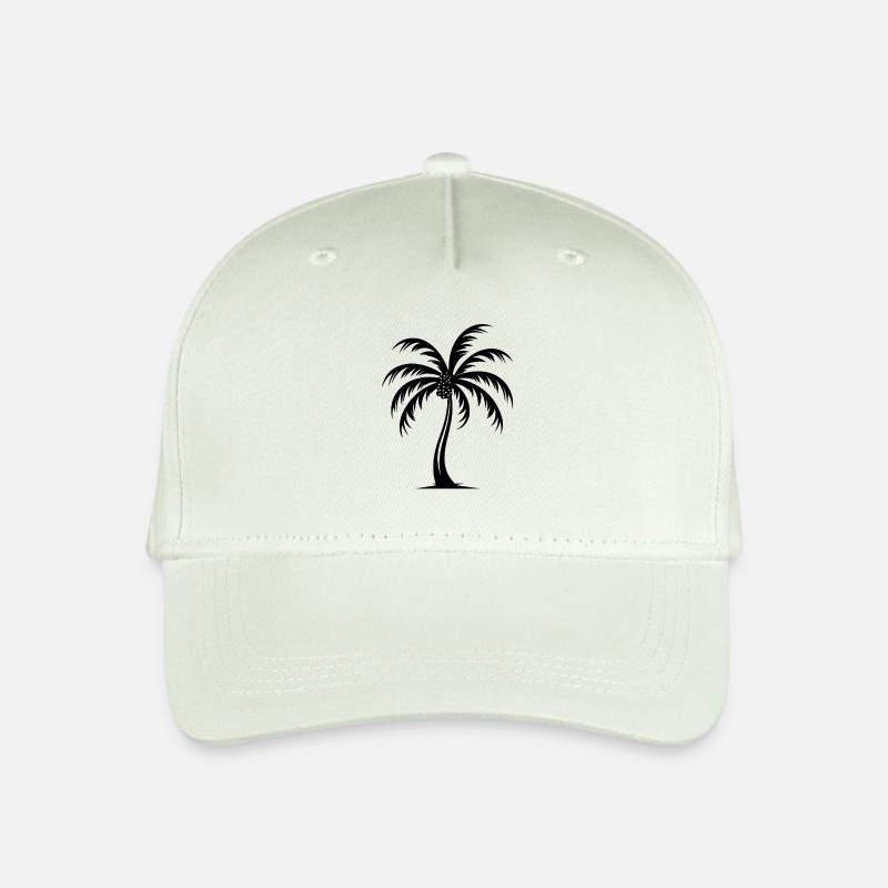 Palme Urlaub - Kinder Bio Basecap - Helles Mintgrün