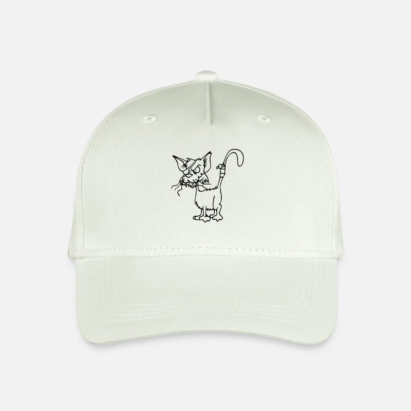 cat - Organic Kids’ Baseball Cap - light mint green