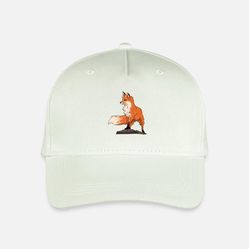 Schöner Fuchs - Kinder Bio Basecap - Helles Mintgrün
