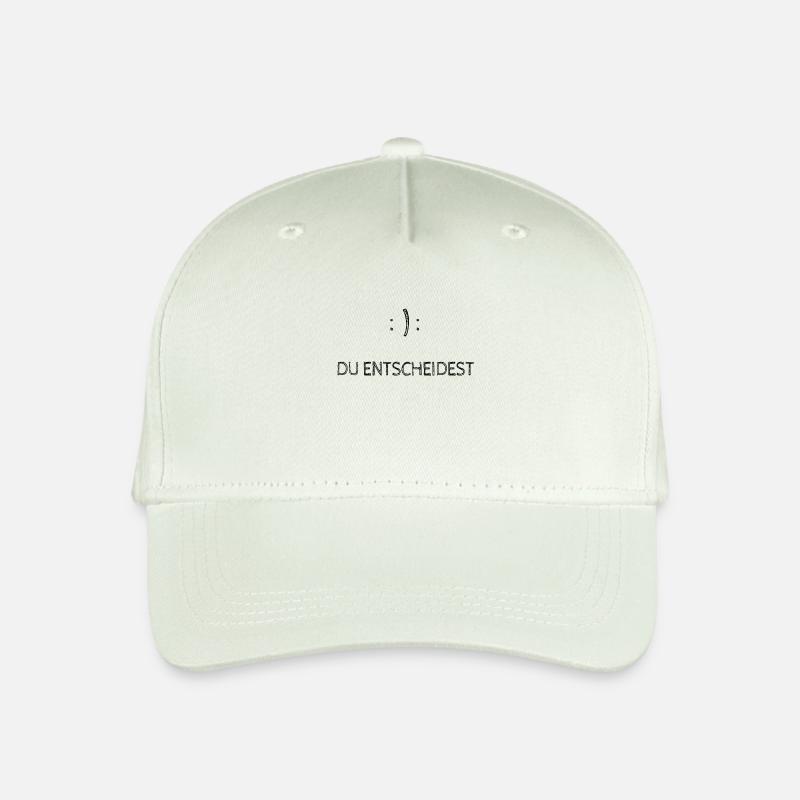 Du entscheidest Motivation - Kinder Bio Basecap - Helles Mintgrün