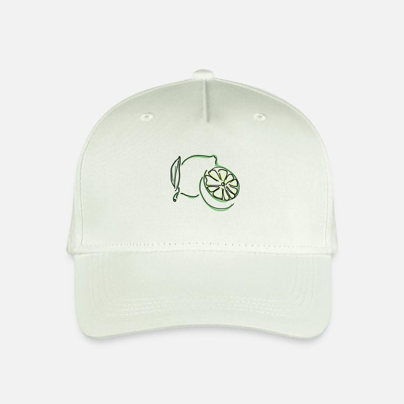 Limette - Kinder Bio Basecap - Helles Mintgrün