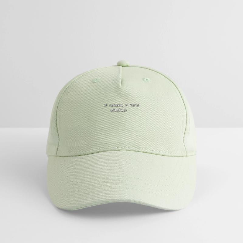 If IF mother father nerd source code programmer Organic Kids’ Baseball Cap