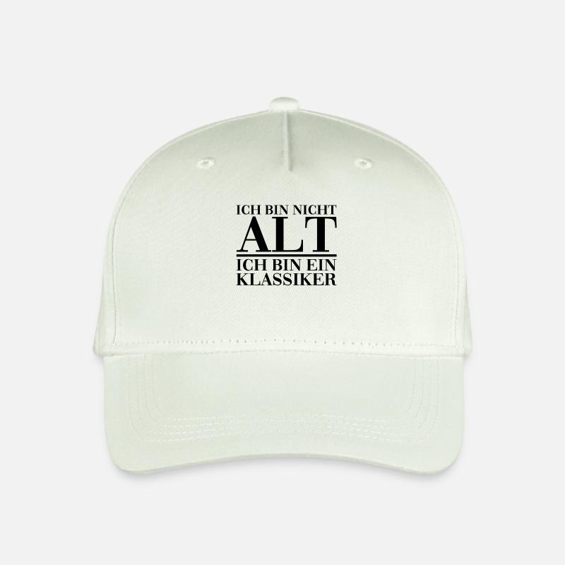 Ich bin nicht alt ich bin ein Klassiker lustig fun - Kinder Bio Basecap - Helles Mintgrün