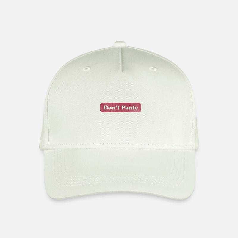 Don't Panic - Hitchhiker - Kinder Bio Basecap - Helles Mintgrün
