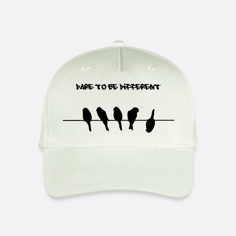 Dare to be different birds - Kinder Bio Basecap - Helles Mintgrün