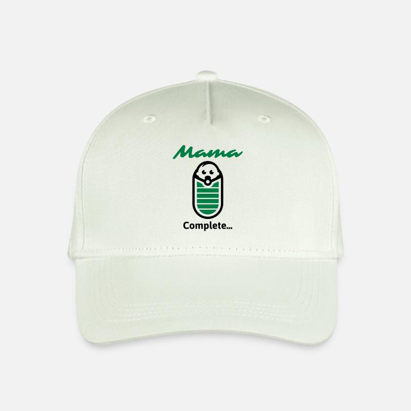 Mama Complete... - Kinder Bio Basecap - Helles Mintgrün
