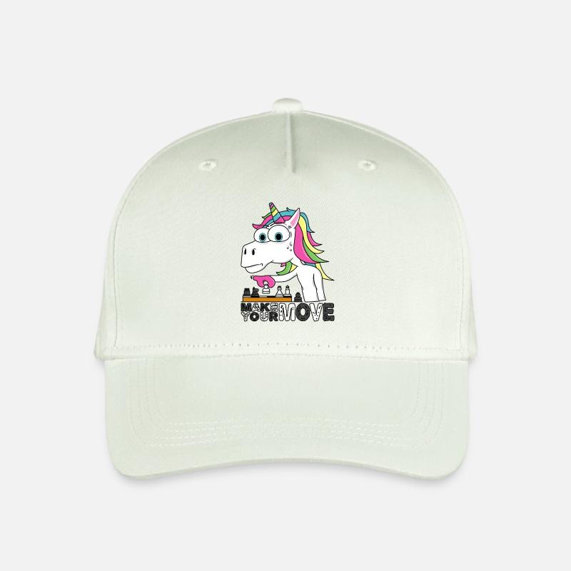 Schach - Make your Move - Kinder Bio Basecap - Helles Mintgrün
