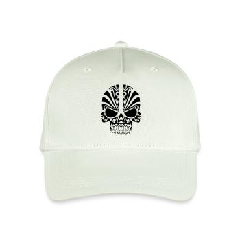 Totenkopf - Kinder Bio Basecap - Helles Mintgrün - Vorne