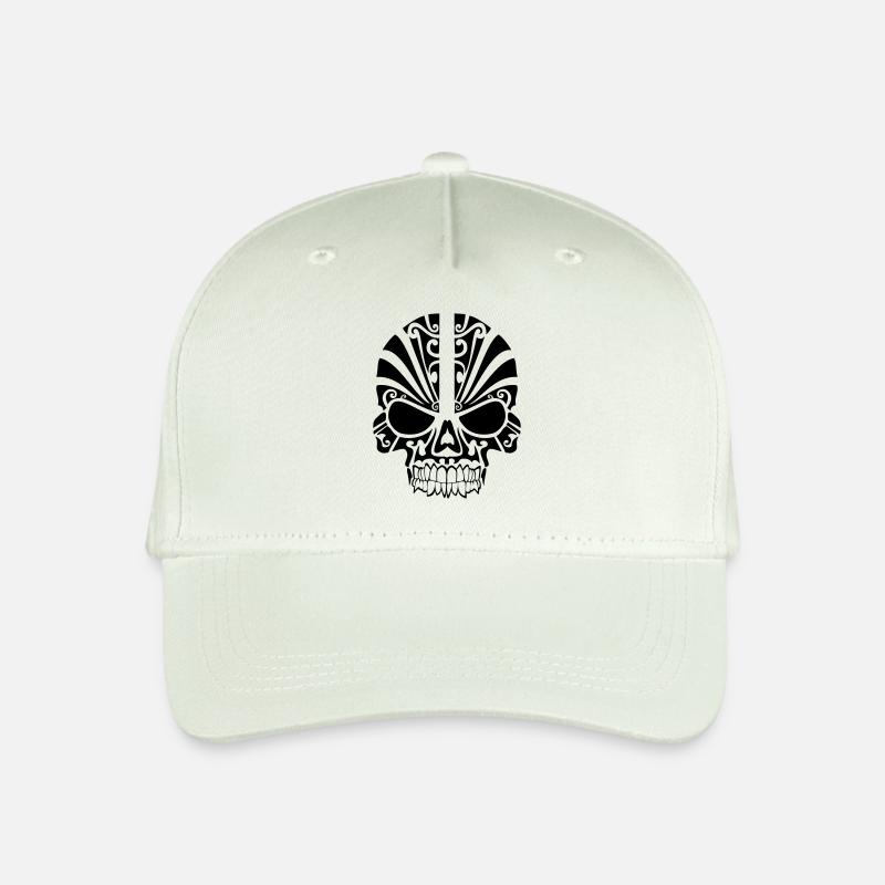 Totenkopf - Kinder Bio Basecap - Helles Mintgrün