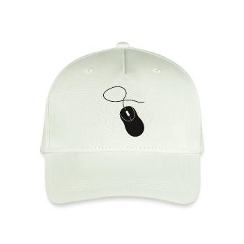 computer mouse - Organic Kids’ Baseball Cap - light mint green - Front