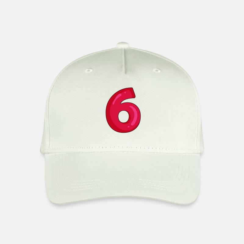 6 - Organic Kids’ Baseball Cap - light mint green