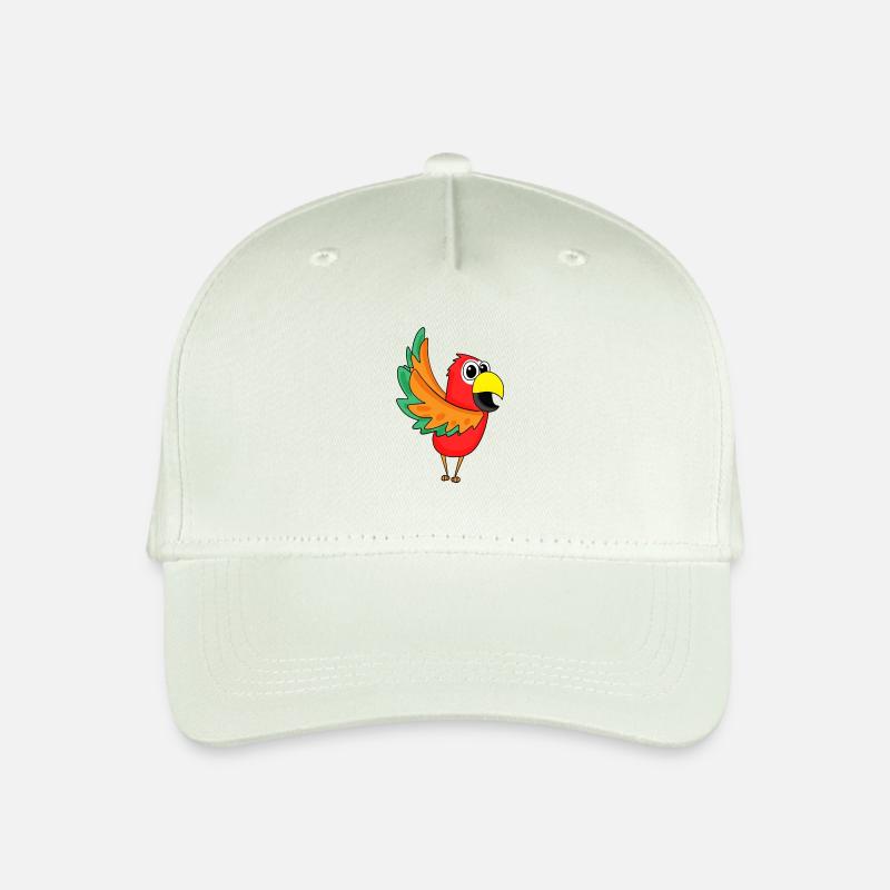 Papagei Dschungel - Kinder Bio Basecap - Helles Mintgrün