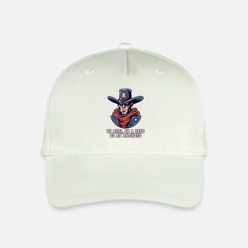 Super-Western-Cowboy: Held und Antiheld - Kinder Bio Basecap - Helles Mintgrün