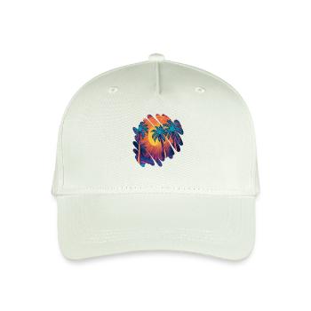 Summer Beach Sea Holidays - Organic Kids’ Baseball Cap - light mint green - Front