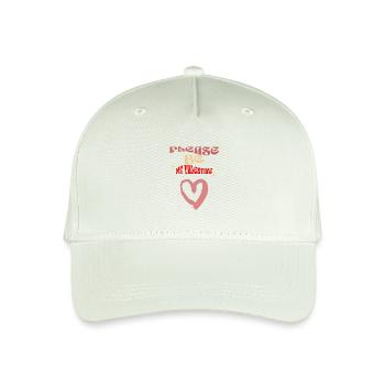 S’il te plaît, sois mon Valentin - Casquette de baseball bio Enfant - vert menthe clair - Devant