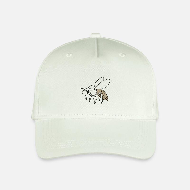 Biene - Kinder Bio Basecap - Helles Mintgrün