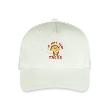 Je suis juste ici pour les tacos - Casquette de baseball bio Enfant - vert menthe clair - Devant