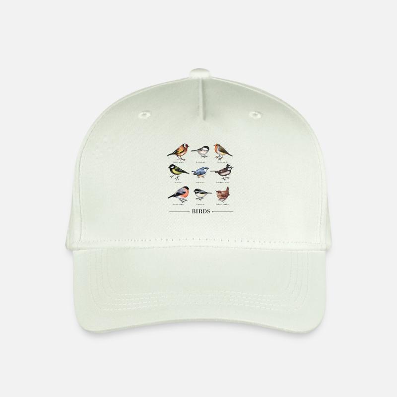 Vintage Birds - Kinder Bio Basecap - Helles Mintgrün