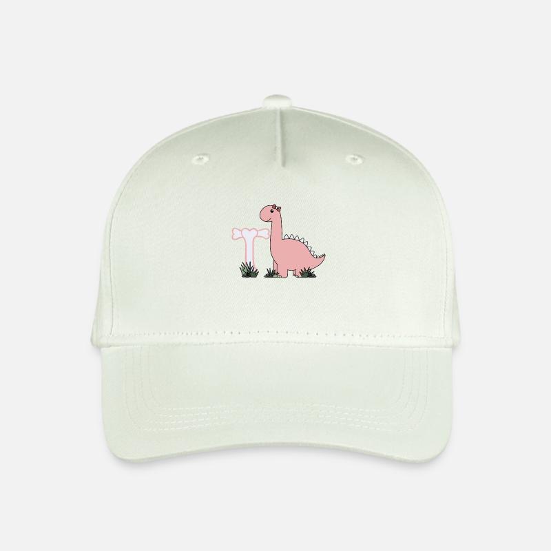 Buchstabe T - Kinder Bio Basecap - Helles Mintgrün