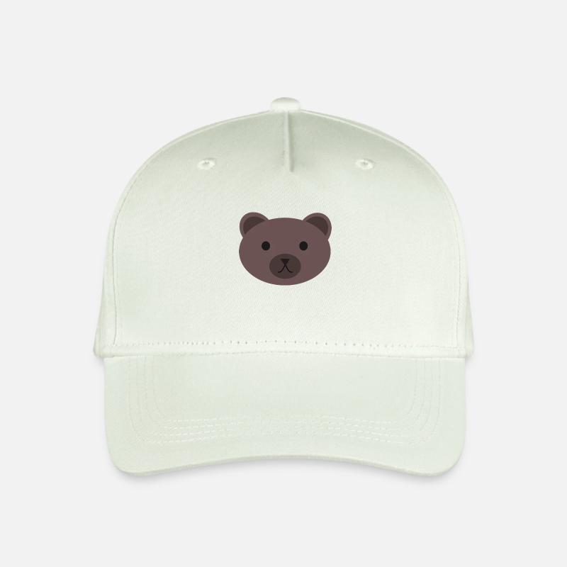 Bär - Kinder Bio Basecap - Helles Mintgrün