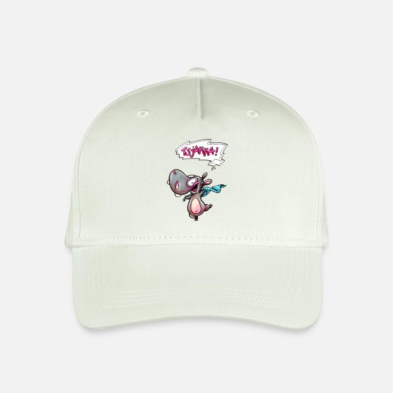 hippo tsjakka! - Kinder Bio Basecap - Helles Mintgrün