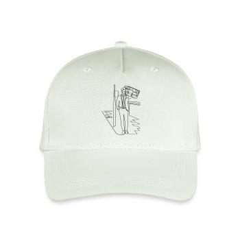 Suitwoofer - Organic Kids’ Baseball Cap - light mint green - Front