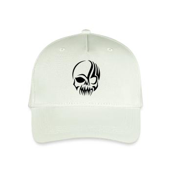 Totenkopf - Kinder Bio Basecap - Helles Mintgrün - Vorne