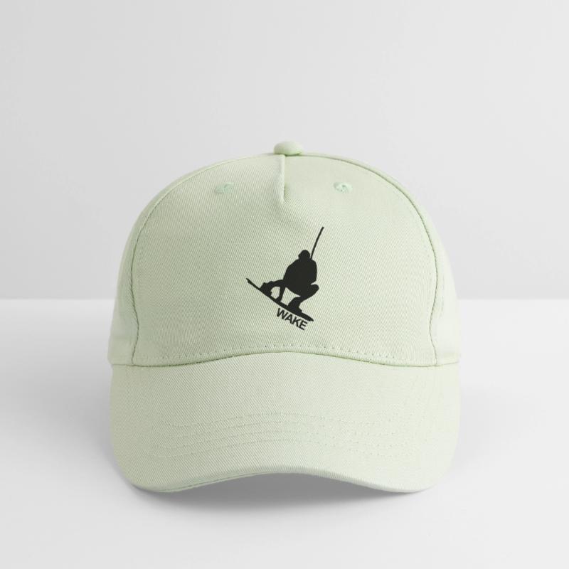 WAKEBOARD, WAKE, eau, câble, Raley, EAU,Invert Casquette de baseball bio Enfant